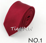 Cravate classique unie pour homme, cravate formelle à rayures, 6 cm, fine, pour mariage, slim, pour marié