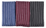 Écharpe de créateur d'hiver pour hommes, écharpe en coton rayée, châle de marque pour femmes et hommes, écharpe en tricot de cachemire, écharpe rayée avec pompons
