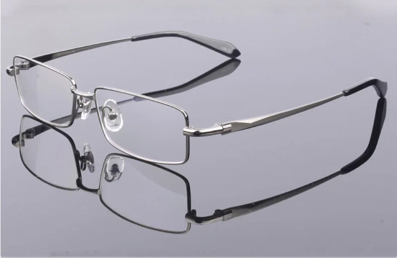 Full Rim Pure Titanium Eyeglasses Frame for Men Optical Glasses Frame Prescription Eyewear Spectacles 9867 Alloy Fashion Frame