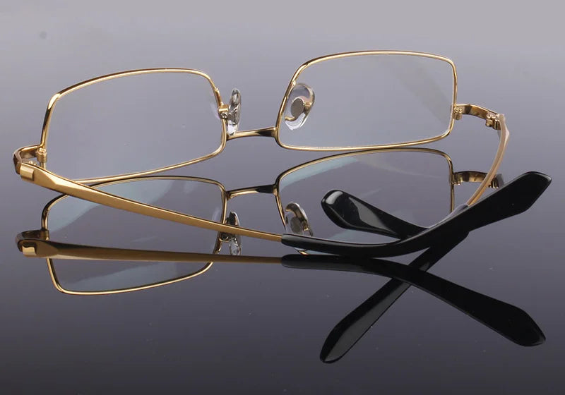 Full Rim Pure Titanium Eyeglasses Frame for Men Optical Glasses Frame Prescription Eyewear Spectacles 9867 Alloy Fashion Frame