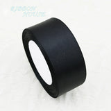 (25 yards/roll) Black Single Face Satin Ribbon Wholesale Gift Wrapping Christmas ribbons