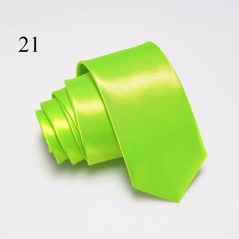 HOOYI Cravate fine tendance pour homme, 5 cm, étroite, cadeau de mariage
