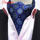 DANKEYISI Hochwertiger, modischer Luxus-Seidendruck-Herrenschal mit gepunkteten Schals, Anzugschal aus England, Jacquard, für Herren