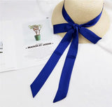 Foulard en soie satinée pure pour femme, petit foulard long pour cheveux, sangle de sac, foulard, ceinture, cravate, rubans pour sac à main