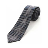 JEMYGINS Original Haute Qualité Coton 2.4'' Skinny Plaid Solide Cachemire Cravate Laine Hommes Cravate Pour Jeunes Réunion de Travail