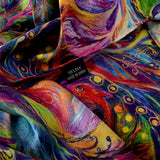 [BYSIFA] Neu Luxus Reine Seide Schal Schal Frauen Frühling Herbst Lange Schals Damen Marke 100% Seide Hals Schal Foulard 175*52cm