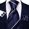 Cravate de mariage en soie à motif cachemire orange et argent pour homme, style créateur, avec boutons de manchette, style tendance, pour soirées d'affaires, livraison directe