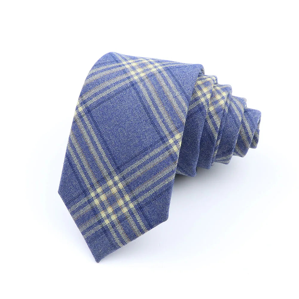 Nouvelles cravates en polyester TR souple pour hommes, fines, à carreaux, pour affaires, robe de mariée, papillon, accessoires de cou quotidiens