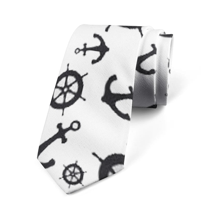 Cravate pour homme, motif animal drôle, motif paon, motif mathématique, en polyester, style décontracté, idéal pour les affaires ou les soirées.