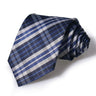 Cravate Huishi 8 cm à pois pour homme, slim, tendance, en polyester et microfibre, à carreaux, pour mariage