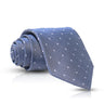 Cravate Huishi 8 cm à pois pour homme, slim, tendance, en polyester et microfibre, à carreaux, pour mariage