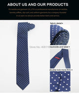 Cravate Huishi 8 cm à pois pour homme, slim, tendance, en polyester et microfibre, à carreaux, pour mariage