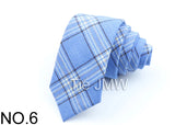 Nouvelles cravates en polyester TR souple pour hommes, fines, à carreaux, pour affaires, robe de mariée, papillon, accessoires de cou quotidiens