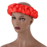Fashion Candy Color Braids Twist Headbands for Women African Headwear Elastic Hair Bands Ladies Turban Female Bandage Headwrap