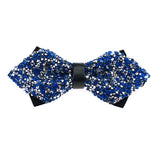 Nœud papillon rose diamant pour homme, nœud papillon strass, accessoire de mariage tendance