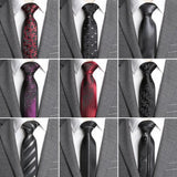 Cravate homme mode jacquard cravates pour hommes cravate luxueuse affaires robe de mariée cadeau chemise accessoires Corbatas Para Hombre