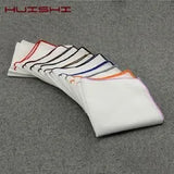 Cravate Huishi 8 cm à pois pour homme, slim, tendance, en polyester et microfibre, à carreaux, pour mariage