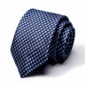 Cravate classique en soie pour homme, 48 couleurs, 7,5 cm, de luxe, à rayures, fine, pour costume, mariage, fête