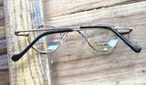Titanium Glasses Super Small Oval Full Rim Eyeglass Frames Men Women Optical Prescription Lightweight Earwear
