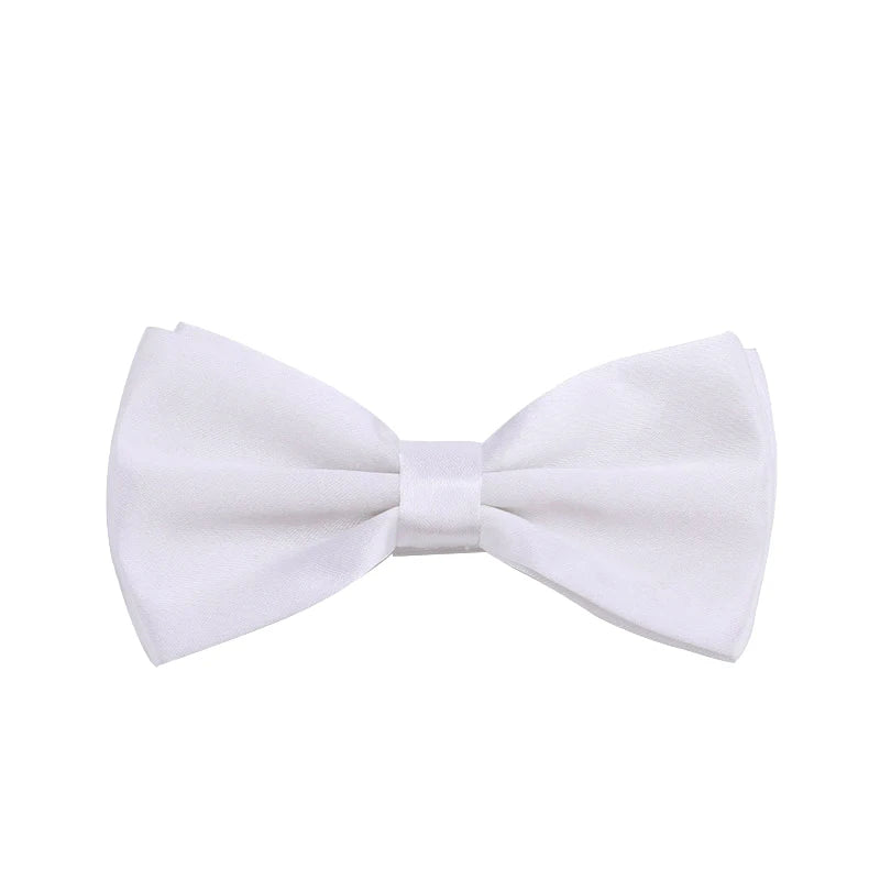 HUISUI 2024 New 43 Color Suit Bow Tie Wedding Gift Solid Party Classic Butterfly Cravat Wholesale Polyester Material Bowtie