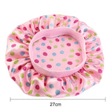 Bonnet de nuit pour enfants et filles, imprimé floral, bonnet de nuit en satin, turban, bonnet de nuit pour enfants, bonnet de soins capillaires, bonnet de nuit