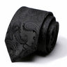 Cravate classique en soie pour homme, 48 couleurs, 7,5 cm, de luxe, à rayures, fine, pour costume, mariage, fête
