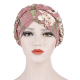 Foulard turban musulman en coton imprimé pour femmes, hijab intérieur islamique, foulards arabes pour la tête, femme musulmane turbante mujer