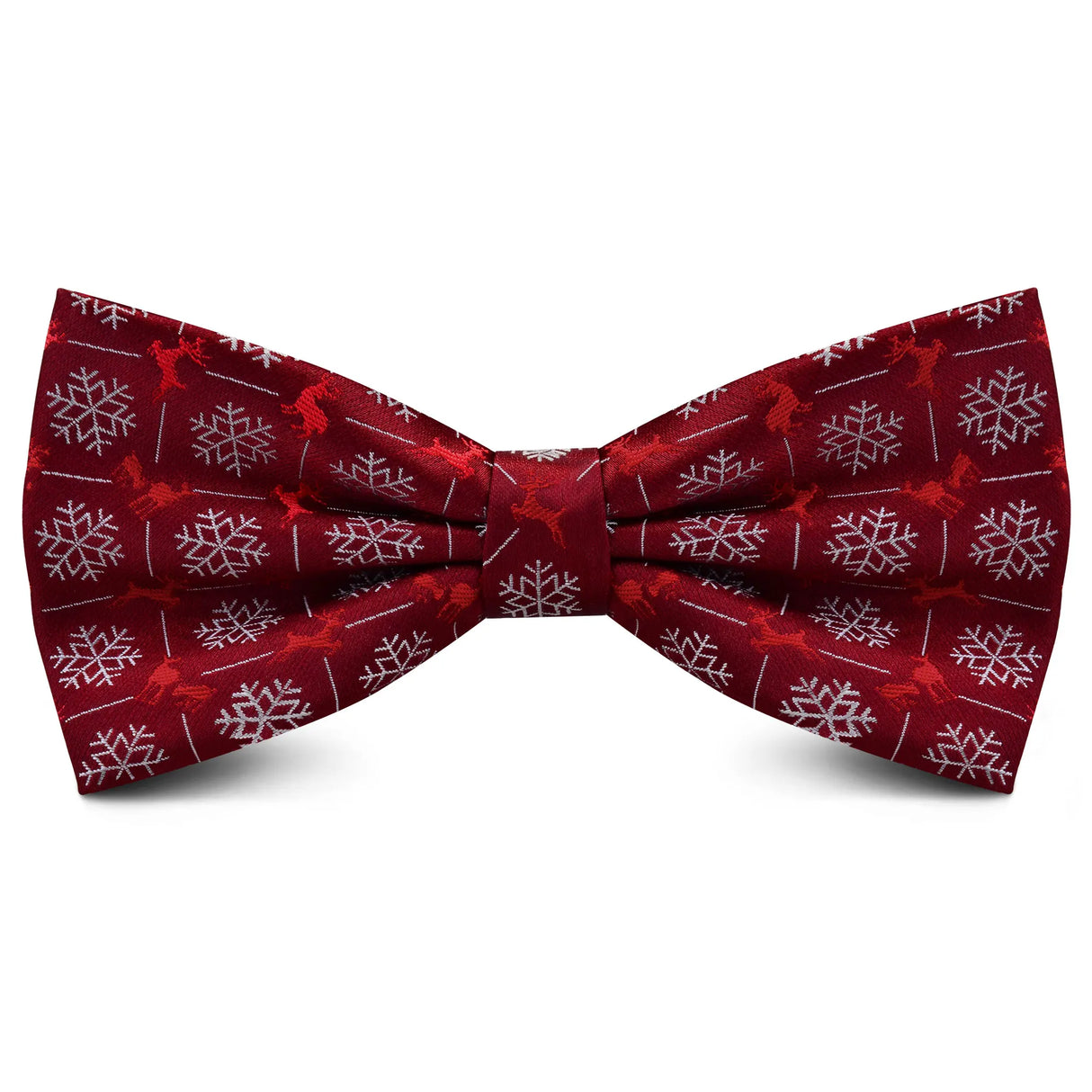 Christmas Bow tie for Men Women Snowmen Christmas Tree Bow knot Pre-tied Adult Silk Jacquard Bowtie Double Fold Cravats Party