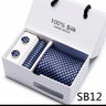 Cravates de marque 100 % soie, coffret cadeau, bureau, homme, classique, fête, mariage, rayées, 7,5 cm, soie, mariage, motif floral, cravate, mouchoir