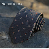 Corbata Hombre corbata 7cm cravates pour hommes de luxe rayures bleues cravate affaires Corbatas Para Hombre Mariage cadeau chemise accessoires
