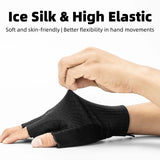 ROCKBROS Gants de cyclisme demi-doigts SBR Pad pour homme et femme, antidérapants, respirants et résistants aux chocs, pour l'été