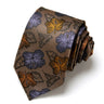 Cravate classique en soie pour homme, 48 couleurs, 7,5 cm, de luxe, à rayures, fine, pour costume, mariage, fête