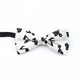 Nœud papillon en forme de note de musique, guitare, piano, pour adultes et enfants, accessoire fantaisie fait à la main pour fête de mariage, cadeau pour hommes