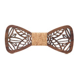New Arrival Hollow Wood Bow Ties for Mens Wedding Suits Wooden Bow Tie Butterfly Shape leaves Bowknots Gravatas Slim Cravat