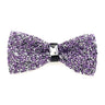 Nœud papillon rose diamant pour homme, nœud papillon strass, accessoire de mariage tendance