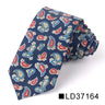 Nouvelle cravate florale pour hommes et femmes, cravate fine en coton pour mariage, cravates décontractées pour hommes, costumes classiques, cravates à imprimé floral
