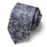 Cravate classique en soie pour homme, 48 couleurs, 7,5 cm, de luxe, à rayures, fine, pour costume, mariage, fête