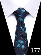 Cravate homme 7,5 cm, style nouveau, bleu, vert et orange, motif cachemire, motif floral, pour mariage, travail