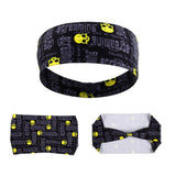 Men Women Sport Headband Skull Ghost Sweat Bandage Elastic Tennis Yoga Gym Headwear Fitness Running Sweatband Hair Accessories