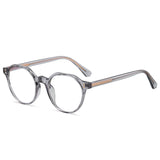 2022 Trending Blue Light Blocking Men's Retro Glasses TR90 Anti Radiation Eyeglasses Women Round Transparent Fashion Eyewear