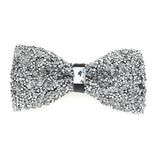 Nœud papillon rose diamant pour homme, nœud papillon strass, accessoire de mariage tendance