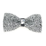 Nœud papillon rose diamant pour homme, nœud papillon strass, accessoire de mariage tendance
