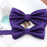 Solid Colorful Parent-Child Bowtie Set Classic Cute Family Butterfly Party Dinner Wedding Design Cute bow tie Accessory NO.1-15