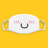 Super Cute Expression Smile Breathable Mouth Face Mask For Korean Black Kpop Unisex Kawaii Face Mouth Muffle Mask Cotton Anime