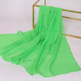 Foulard en mousseline de soie de luxe, foulard printemps-été, foulard pour femmes, châles de plage, bandana, bandeau, hijabs musulmans, foulard noir/écharpes