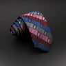 Cravate tissée jacquard pour homme, classique, à carreaux, rayée, en polyester, tendance, pour mariage, affaires, fête, costume, robe, cadeau