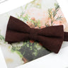 Mens Super Soft Downy Suede Parent-Child Bowtie Set Macarons Solid Color Classic Design Cute Butterfly Red Green Blue Pink Tie