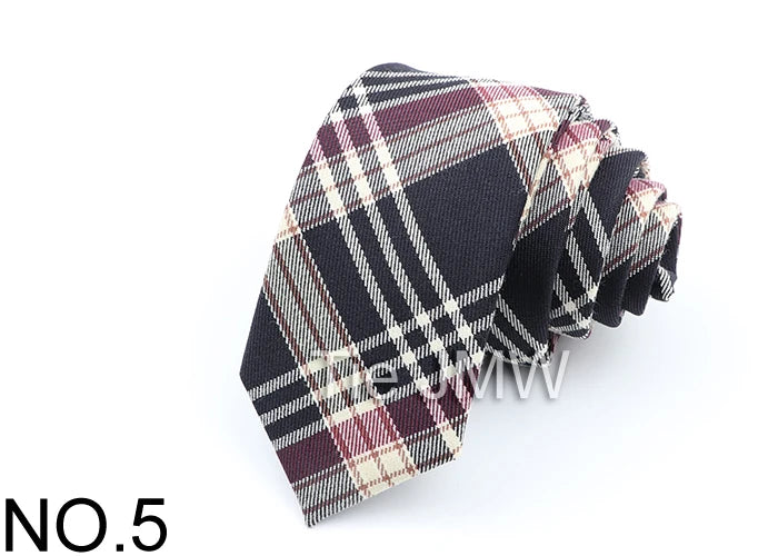 Nouvelles cravates en polyester TR souple pour hommes, fines, à carreaux, pour affaires, robe de mariée, papillon, accessoires de cou quotidiens