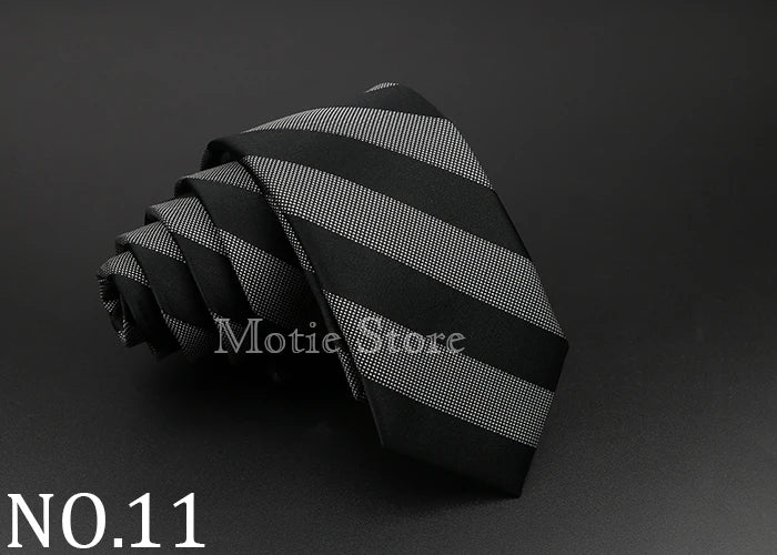 Cravate tissée jacquard pour homme, classique, à carreaux, rayée, en polyester, tendance, pour mariage, affaires, fête, costume, robe, cadeau
