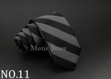 Cravate tissée jacquard pour homme, classique, à carreaux, rayée, en polyester, tendance, pour mariage, affaires, fête, costume, robe, cadeau